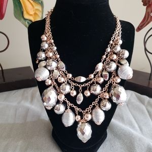 Gold /Silver Necklace NWOT